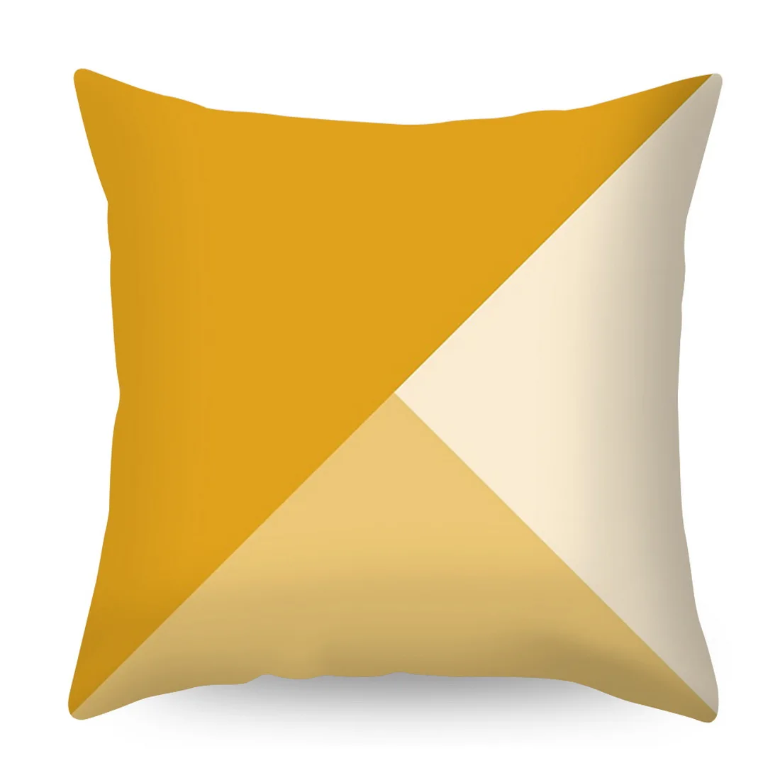 Желтый полиэстер Полосатый Подушка Чехол геометрический диванная подушка крышка Спальня офисная Печать Подушка Чехол размером 45*45 см - Цвет: A