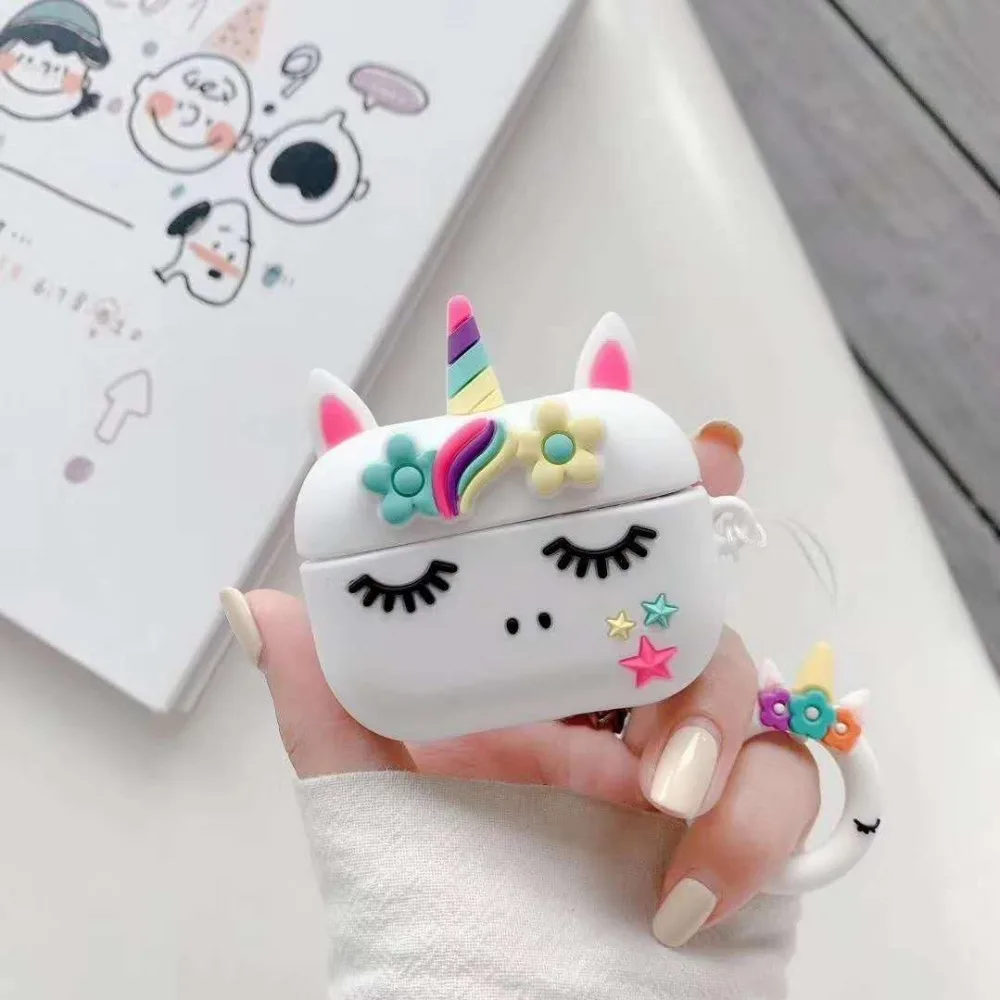 Colorful Floral Unicorn Airpods Case -Unicorn Fashion H6362723e1e82413e8592986bf01cfd4d3