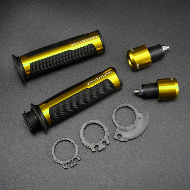 Handle Motorcycle Grips 7/8 22mm Rubber Pit Dirt Quad Bike throttle Grip For kawasaki ninja 250r kle 500 vulcan 1500 z1000 2007