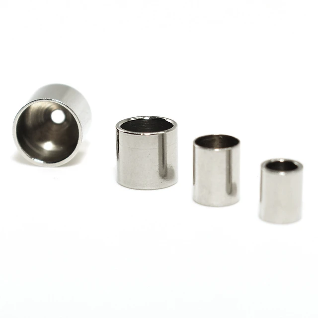 Stainless Steel Findings Jewelry Making  Stainless Steel End Caps Jewelry  Making - Jewelry Findings & Components - Aliexpress