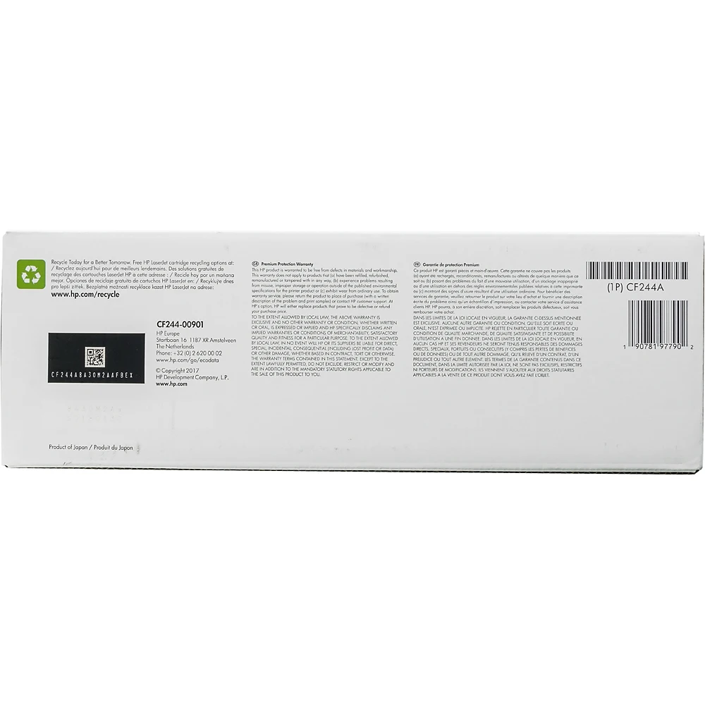 Картридж лазерный HP 44A CF244A черный(1000стр.) для HP LJ Pro MFP M28a