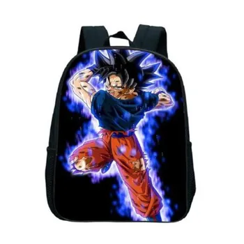 

12 inch Dragon Ball Z Backpack Children School Bags Goku Kindergarten Backpack Kids Small Bags For Baby Boys School