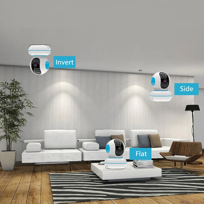 IP камера Tuya Беспроводная с поддержкой Wi Fi и 2 сторонним аудио 1080P|Камеры