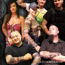 Нарукавник с татуировкой, защита от солнца, защита от ультрафиолетового излучения, охлаждающая татуировка, рукава, рука, чтобы покрыть большой цветок, рука