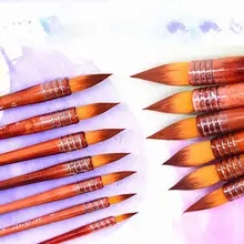 1 шт ручной работы нейлон волос художника акварельные краски кисти для акварели товары для рукоделия 8