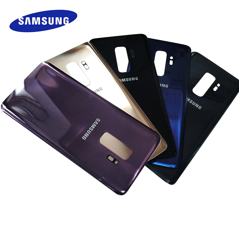 Чехол для телефона Samsung Galaxy S9 Plus + задняя крышка корпуса стеклянная батарейного