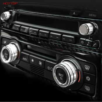 

For BMW 3 Series E90 320i 325i E92 2005-2012 Interior Modification Air Conditioning Volume Knob Decorative Ring