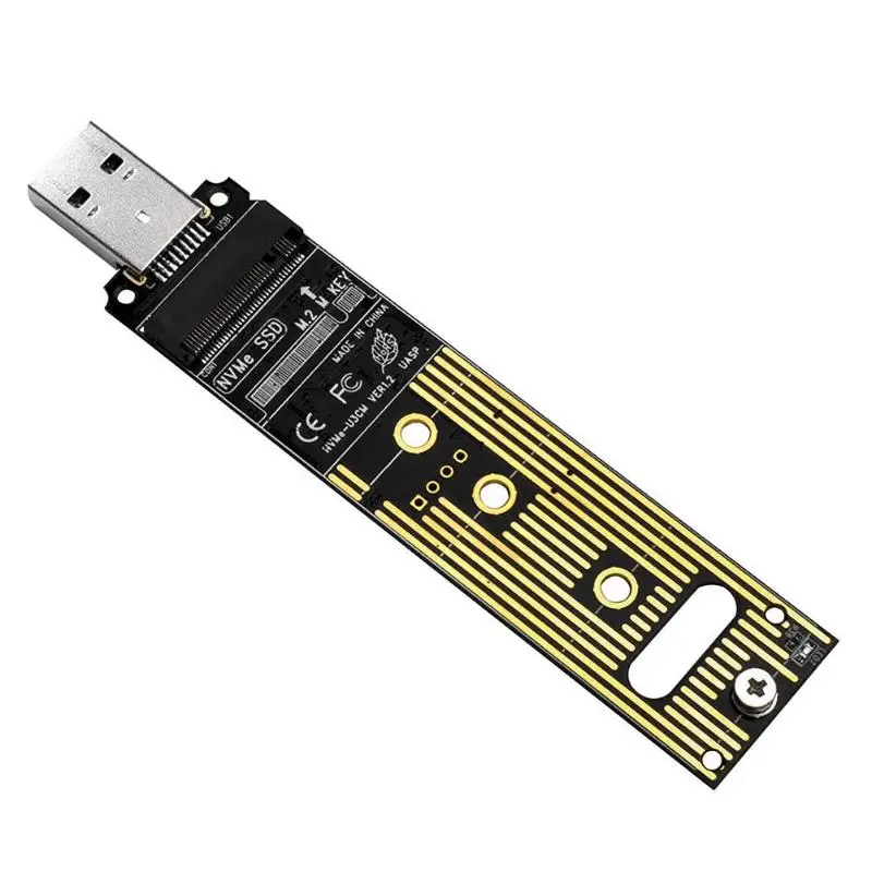 M.2 NVME SSD M ключ к USB 3,1 адаптер PCI-E PCIe к USB-A 3,0 твердотельный накопитель внутренний конвертер карта для 2242/2260/2280