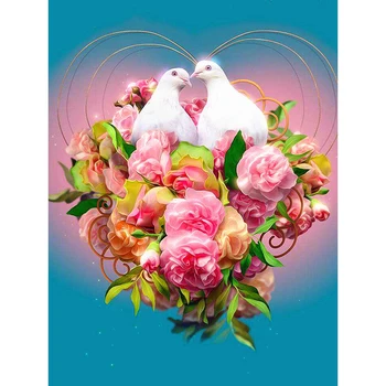 

5D Diamond Painting Animal Full Square Embroidery Sale Picture Of Rhinestone Diamond Mosaic Pigeon Decor Home Drop Ship