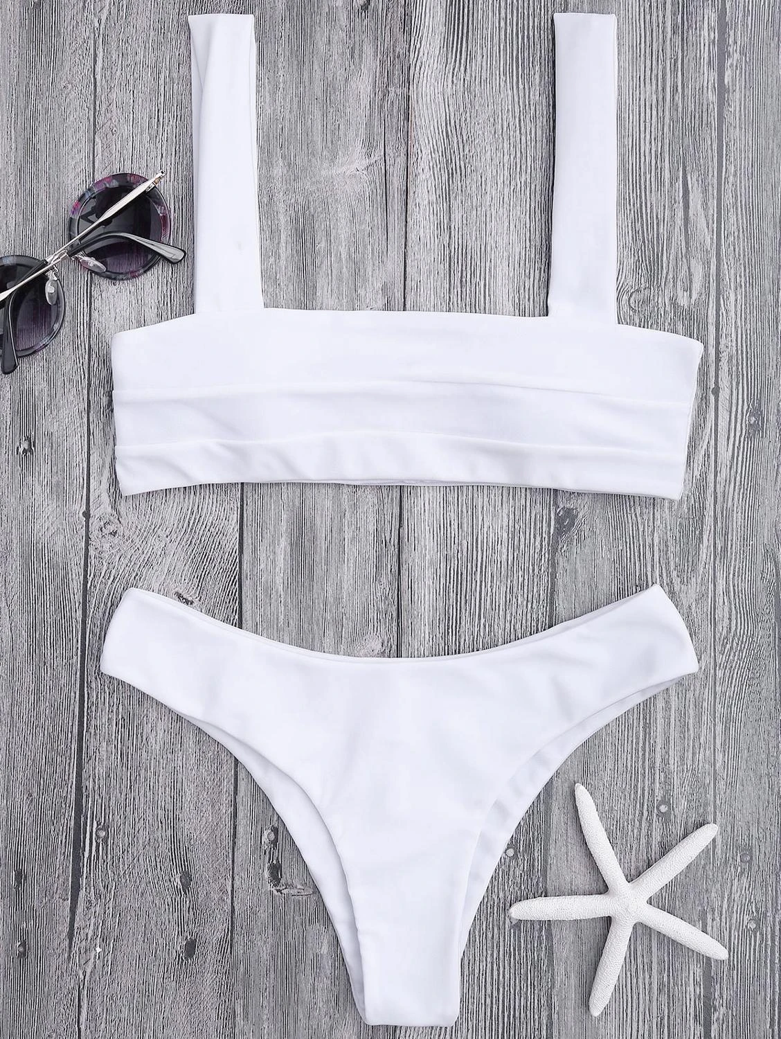 grey bathing suit top