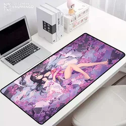 Mousepad gamer tapete para computador tapetes mausepad tapete não deslizamento mouse para tapete de computador almofada de mouse bonito kawaii acessórios hua gaming teclado mousepad gamer