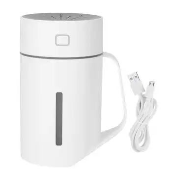 

420ml Portable Mini Humidifier USB Mute Desktop Humidifier Diffusore Oli Essenziali with Night Light for Home Office