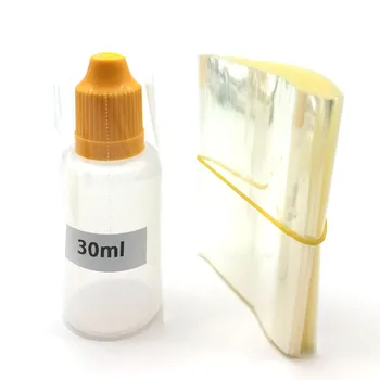 

1000 Pcs Clear PVC Heat Shrink Wrap Film for 30ml E Liquid Plastic Bottles Heat Shrink Film Shrink Seal DHL Free