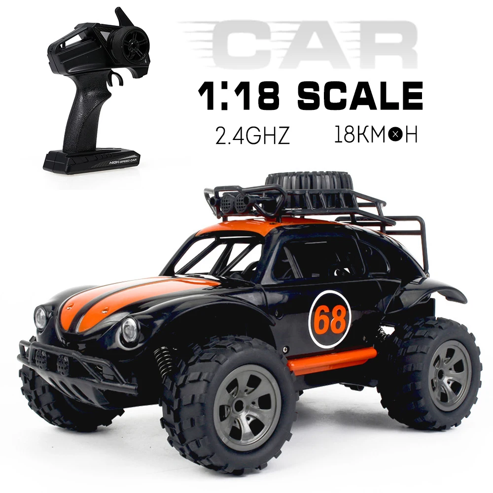 

KY-1816A 2.4G 2WD 1/18 Scale RC Crawler Off-road Car Infinite Speed RC Car Solid Durable RC Car Toys for Kids Adults RTR