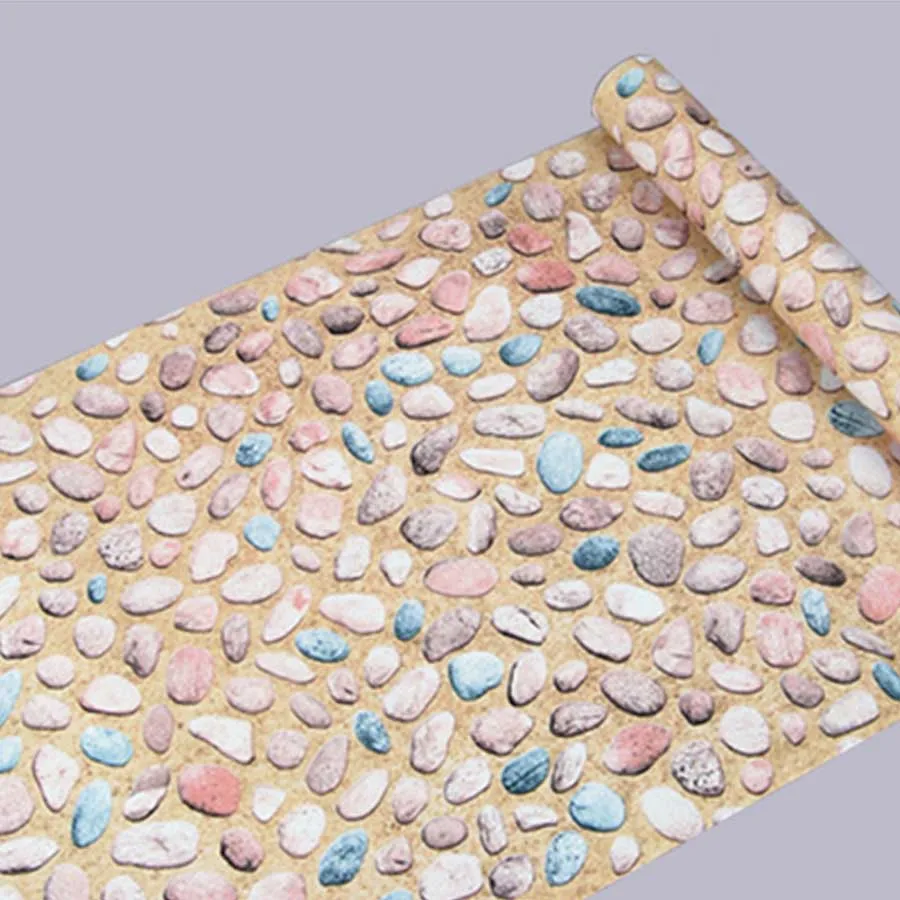 0,45x5 м кухонная маслостойкая настенная наклейка, варочная панель, высокотемпературная самоклеящаяся пленка, водостойкая дымовая обои, плитка, наклейка s Muraux - Цвет: p6030