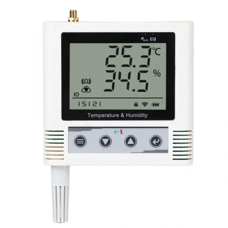 High Precision Wireless LCD Temperature and Humidity Transmitter Sensor for Greenhouse US 100-240V | Дом и сад