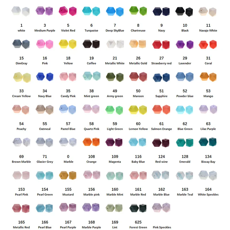 50 Pcs Ǹ Teething   17mm ȣ ô  Diy   Bpa  Teether  