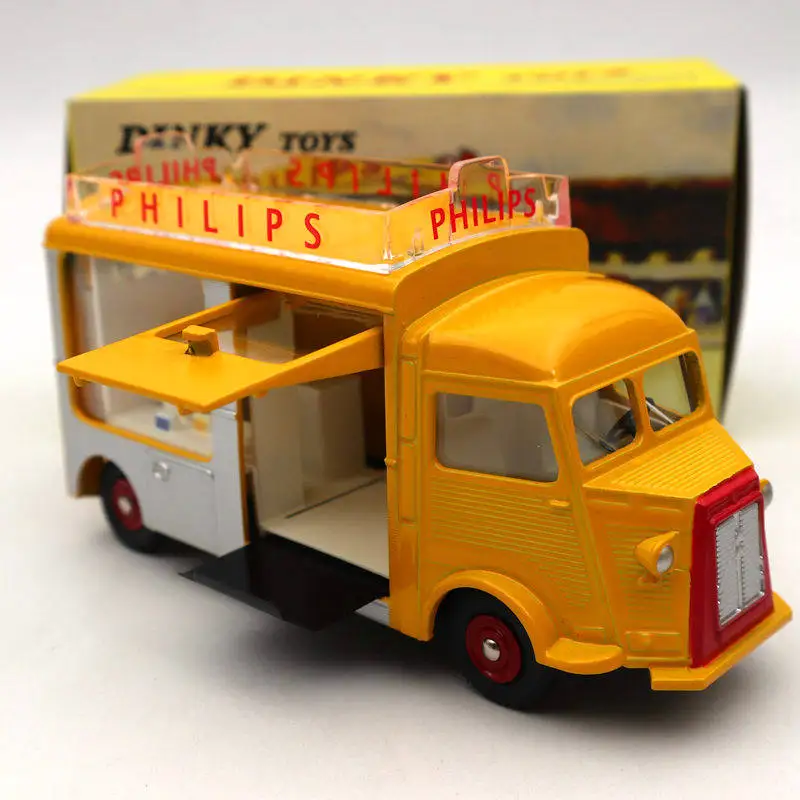 Atlas 1:43 DINKY TOYS 587 Camionnette CITROEN yellow Diecast коллекция моделей Авто