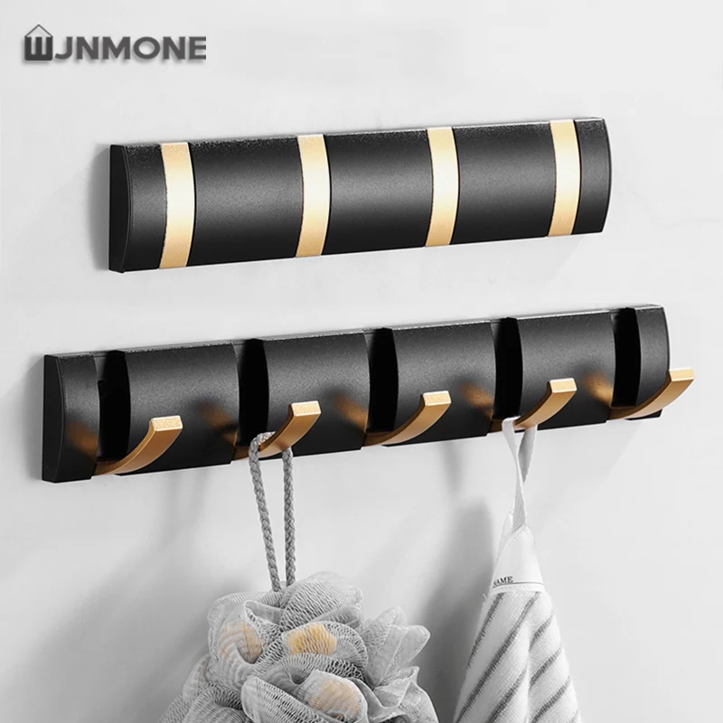 Nail Free Foldable Wall Hook Bathroom Wall Hanging Hook for Bathroom Towel Hooks Coat Robe Hanger Corrido Key Bag Grey