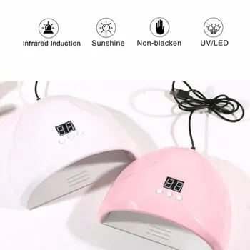 

Nail Phototherapy Machine 12LED 36W Intelligent Induction Led Uv Nail Lamp Fast Roasting Dry Nail Polish Glue Nail Lamp