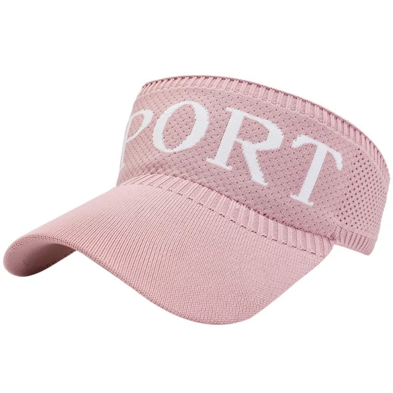 P Anti UV Headscarf Soft Brim Sun Visor Running Cap New Outdoor Sport Hiking Running Empty Top Hat Summer - Цвет: P