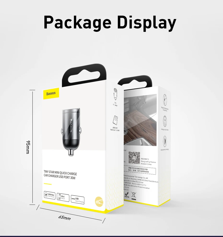 Baseus Quick Charge 4,0 3,0 USB Автомобильное зарядное устройство для iPhone 11 Pro Max huawei P30 QC4.0 QC3.0 QC 5A быстрое PD USB C автомобильное зарядное устройство для телефона