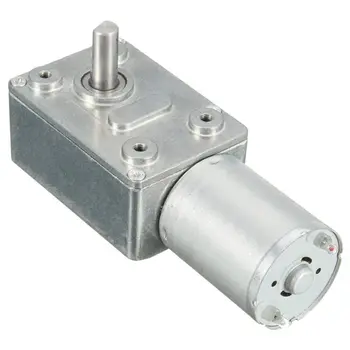 

HTHL-Reversible High Torque Turbo Worm Geared Motor DC 12V Reduction Motor, 62RPM