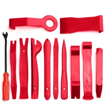 

12PCS/Set Universal Panel Removal Open Pry Tools Kit 12pcs Car Dash Door Car Radio Trim Set Car Stereo Installation Kit