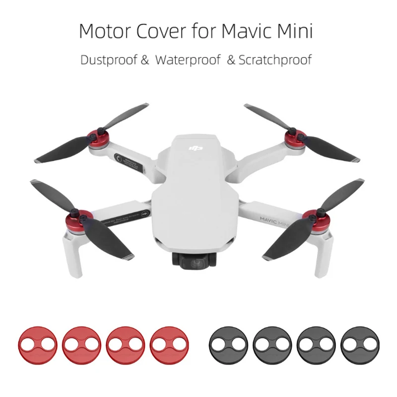 4 шт. крышка двигателя из алюминиевого сплава для Mavic Mini Пылезащитная Водонепроницаемая Защитная крышка двигателя для Mavic DJI Mini АКСЕССУАРЫ