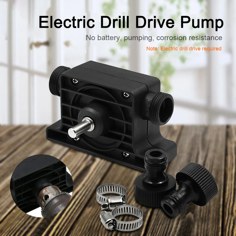 

Portable Pump Mini Electric Drill Drives Large Flow Pump The Pump Pump Comes Standard With Two Connectors for drill chucks