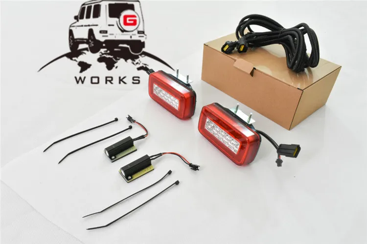  rear bumper LED W463 (29)