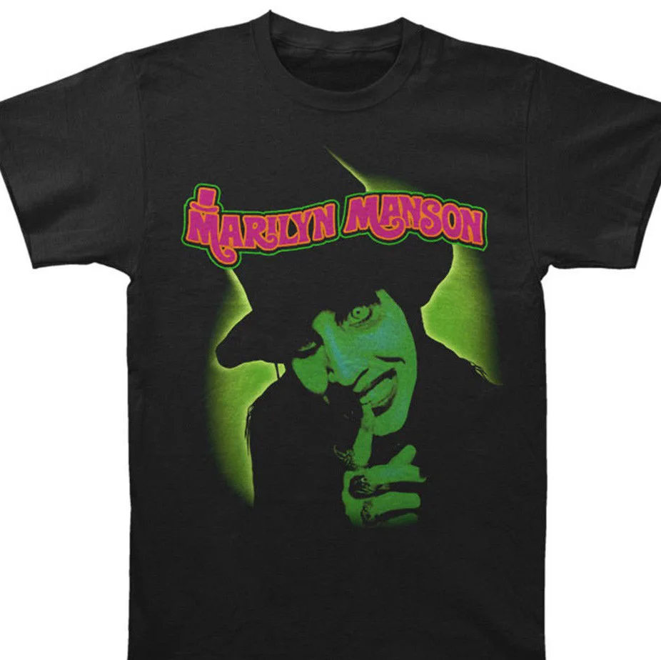 

Hipster Tee Shirt Homme Authentic Marilyn Manson Smells Like Children Slim Fit T Shirt S M L Xl 2Xl New