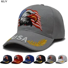 Для мужчин Для женщин 3D вышивкой бейсбольная кепка USA в американском патриотическом Орел развевающийся флаг на открытом воздухе Strapback Регулируемый загнутыми полями шляпа для папы