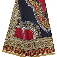 Африканская вощеная ткань принтом африканская дашик ткань высокого качества хлопок Материал Дашики ткань настоящий голландский воск 6 ярдов для платья