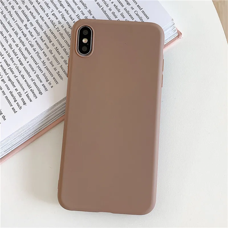 COOLY чехол конфетного цвета для Xiaomi Redmi 4A задняя крышка на Redmi Note 4 оболочка кожа Xiomi Redmi 4X Мягкий ТПУ силиконовый чехол для телефона - Цвет: Khaki 1