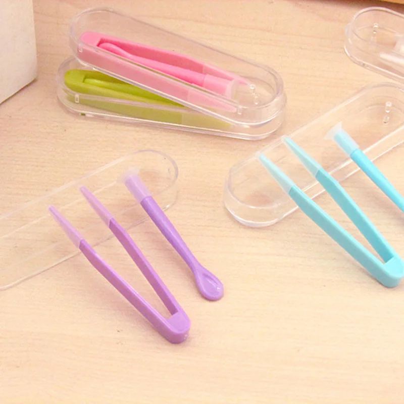 Contact Lens Tools Lymouko 1 Set New Multicolor Contact Lenses Tweezers and Suction Stick for Special Clamps Tool Contact Lens Inserter Remover