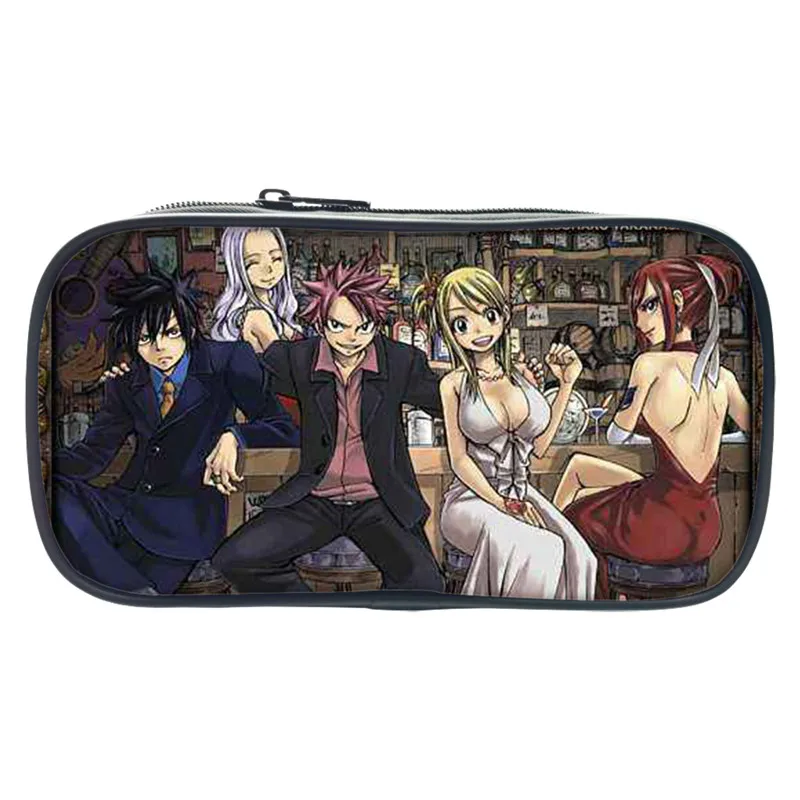 Fairy Tail ручка сумка для учеников, мальчиков и девочек модные милые карандаш высокого качества для подростков держатель для карандашей - Цвет: 23
