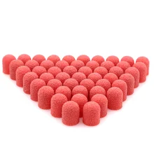 50 шт. 13*19 80/120/180 шлифовальный Кепки s Электрический Фрезер роторная дрель для ногтей шлифовальный Кепки инструменты для маникюра и педикюра, фрезер для аксессуар