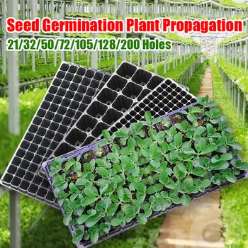 

Seedling Starter Planting Tray Extra Strength Seed Germination Vegetable Plant Flower Pot Nursery Grow Box Propagation 200 Holes