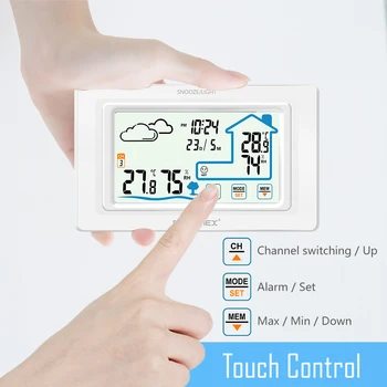 

Color Screen Weather Station Sensor Thermometer Hygrometer Meter Digital Forecast Sensor Indoor Outdoor Home Thermometer