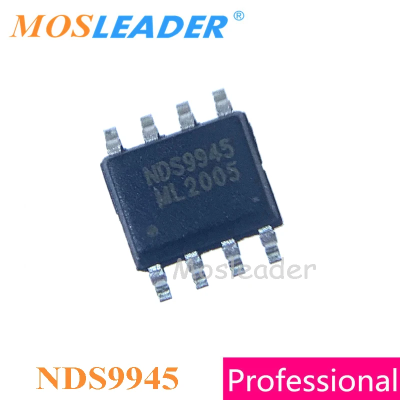 

Mosleader NDS9945 SOP8 100PCS 1000PCS Dual N-Channel 60V 3.5A 9945 Chinese High quality