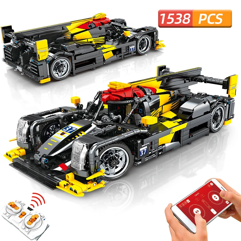 

1538PCS City Technic RC Car APP Remote Control Vehicle Super Racing Car Model DIY Building Blocks Bricks Kids Toys For Boys Gift