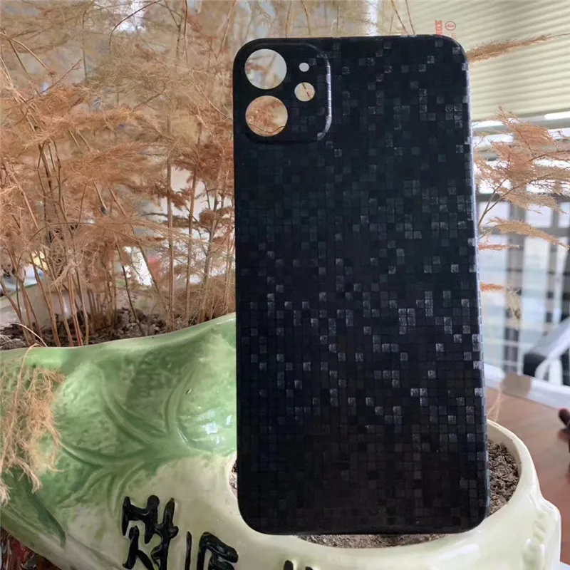3D мягкая задняя крышка для iPhone 11 Pro Max углеродное волокно полное заднее покрытие для iPhone 11 Pro Max наклейка защитная пленка