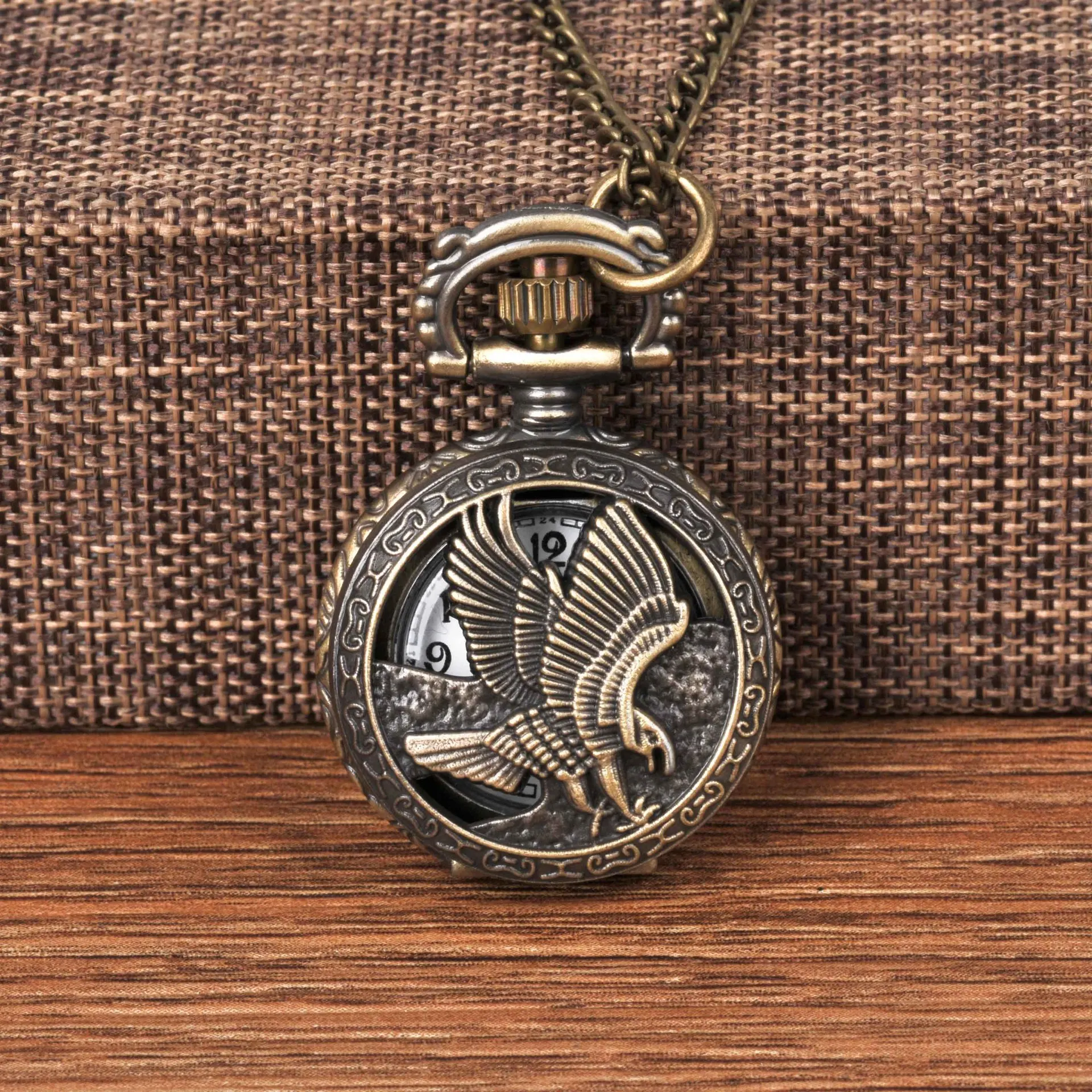 6102back Pattern Personality Fashion Tide Pocket Watch Pocket Watch ...