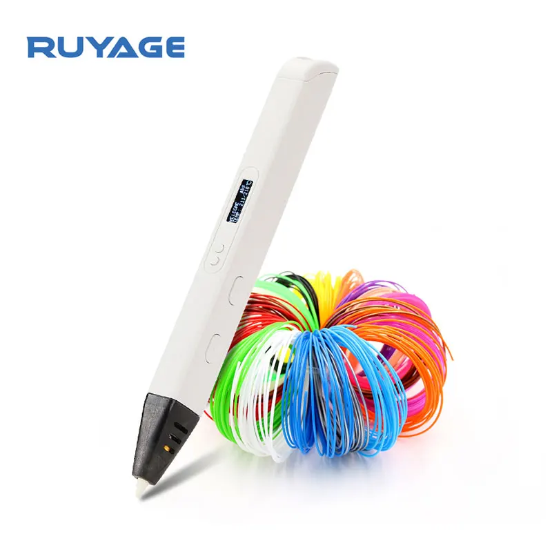 

RUYAGE LJ-02 3D Printing Pen with OLED Display Professional 3D Drawing Pen for Doodling Art Craft Making and Education toys
