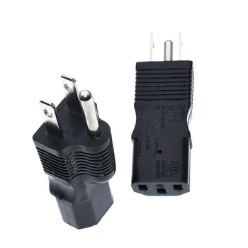 

Hi-Power USA Nema 5-15P to IEC 320 C13 AC Power Adapter , Nema 5-15P TO IEC320 C13 conversion plug,250V10A