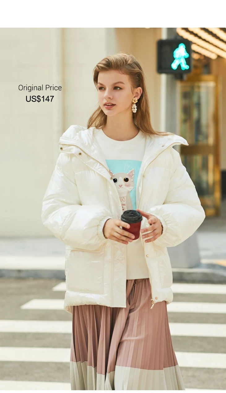 Vero Moda Женское зимнее цветное тканевое пальто с капюшоном и кулиской | 319422501