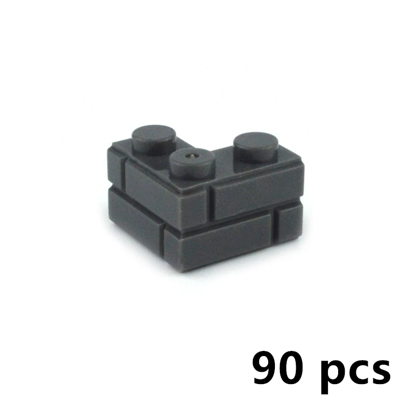 Military MOC Parts Building Blocks Thick Wall Classic Bricks City Accessories Sandbags Stairs Ladders DIY Fence 98283 15533 6020 21