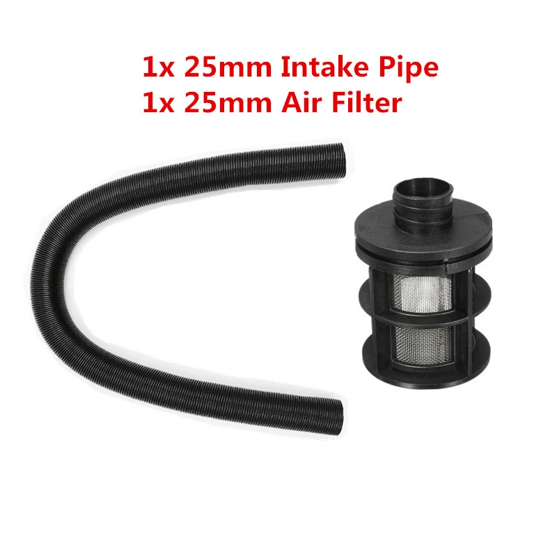 

25mm Air intake Filter Combustion Air Intake Pipe Ducting Pipe Clamp Car Heater For Webasto Eberspacher Diesel Parking Heater