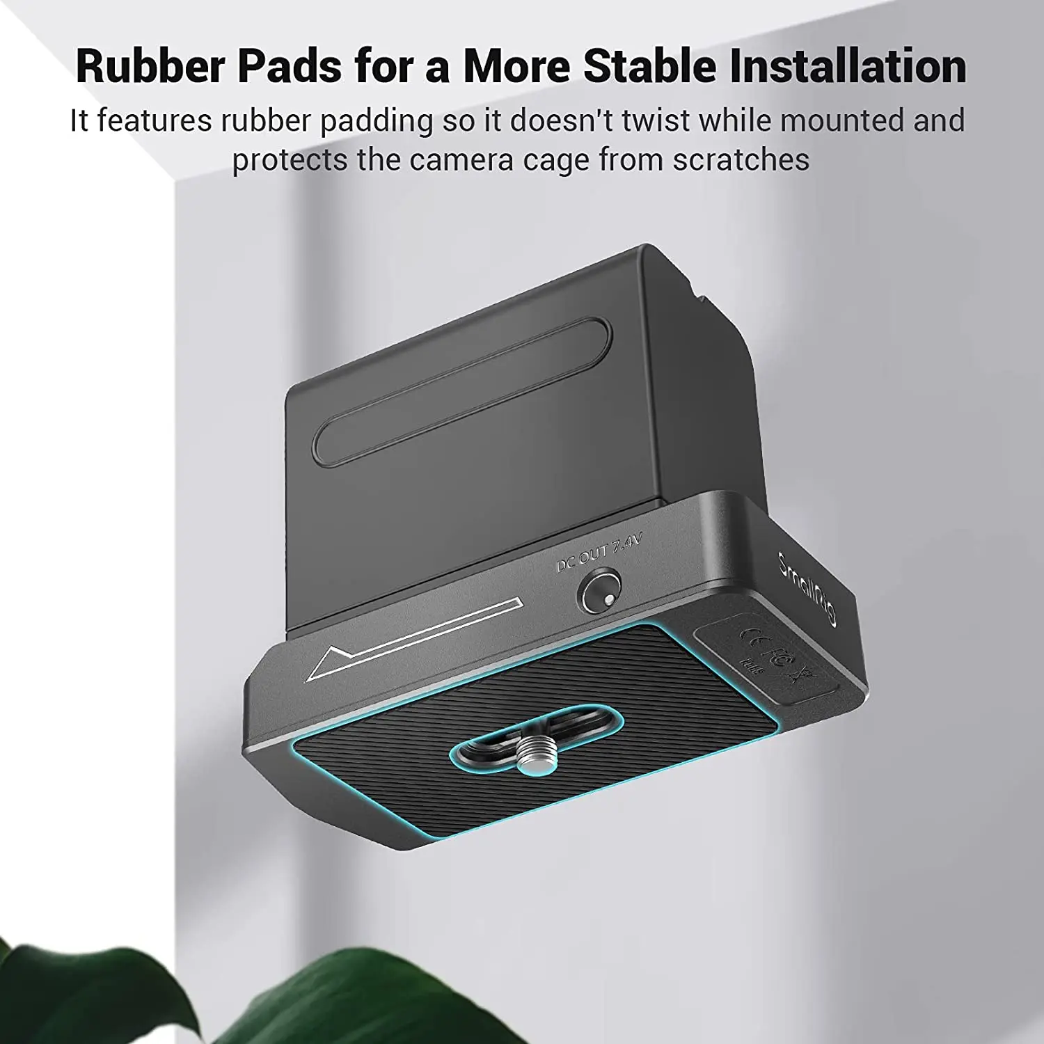 SmallRig製 NP-Fバッテリーアダプタープレート Sony NP-Fタイプ BMPCC